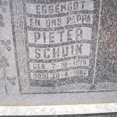 SCHUIN Pieter 191?-1962