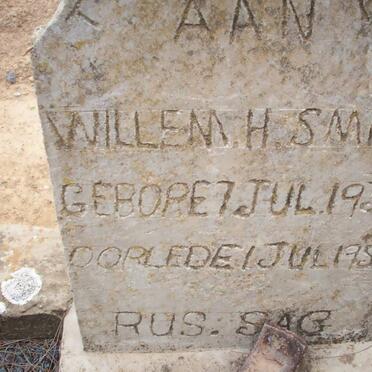 SMITH Willem H. 1933-1953