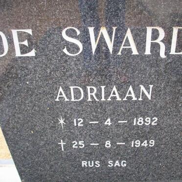 SWARDT Adriaan, de 1892-1949
