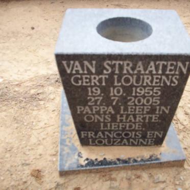 STRAATEN Gert Lourens, van 1955-2005