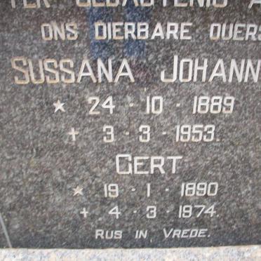 SCHMIDT Gert 1890-1974 &amp; Sussana Johanna 1889-1953