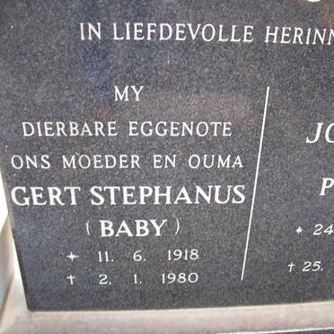 SCHUIN Gert Stephanus 1918-1980