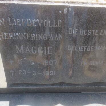 TOIT Ockert Johannes Frederick, du 1900-1955 &amp; Maggie 1907-1991 