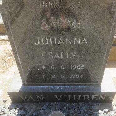 VUUREN Sarah Johanna, van 1905-1984