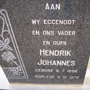 VUUREN Hendrik Johannes, Jansen van 1896-1978 &amp; Dina Johanna CROUSE 1899-1981