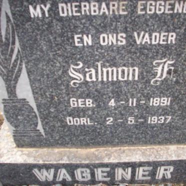 WAGENER Salmon H. 1891-1937