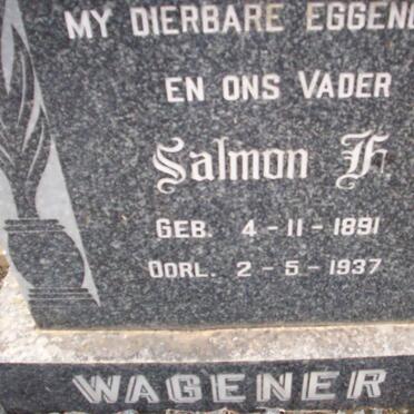 WAGENER Salmon H. 1891-1937