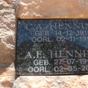 HENNING C.N. 1915-1997 &amp; A.E. 1918-2005