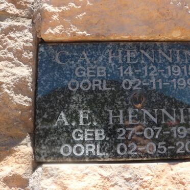 HENNING C.N. 1915-1997 &amp; A.E. 1918-2005