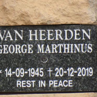 HEERDEN George Marthinus, van 1945-2019