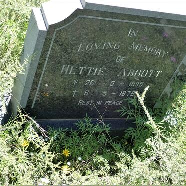 ABBOTT Hettie 1895-1979