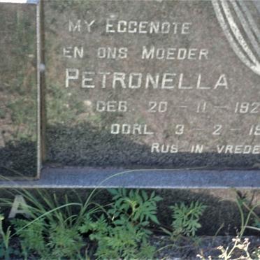 BOTHA Barend Stefanes 1936-1991 &amp; Petronella 1927-1978