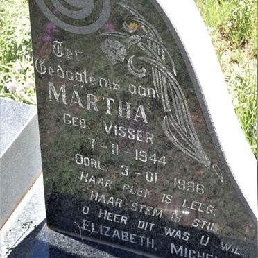 BURKE Auburne 1943-2002 &amp; Martha VISSER 1944-1986