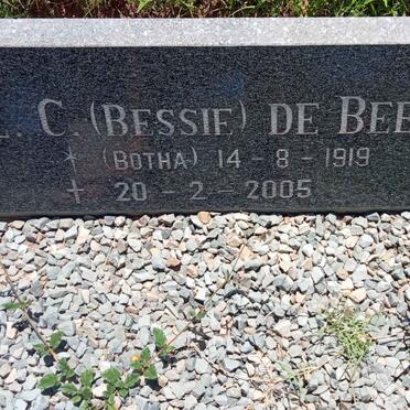 BEER D.T., de 1911-1984 &amp; E.C. BOTHA 1919-2005