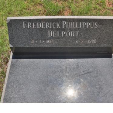 DELPORT Frederick Phillippus 1907-1980