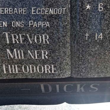 DICKS Trevor Milner Theodore 1929-1980