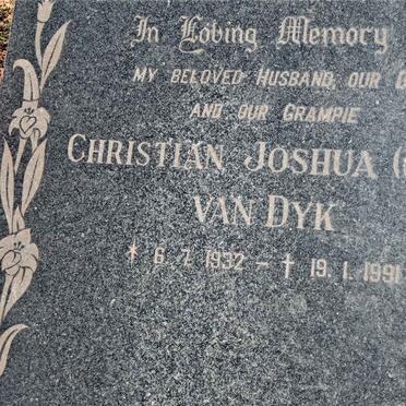 DYK Christian Joshua, van 1932-1991