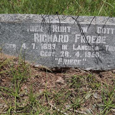 FROEBE Richard 1889-1956