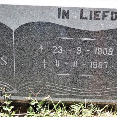 GOOSEN Willem Jacobus 1909-1987 &amp; Susara Frederika OELOFSE 1912-1986
