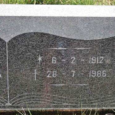 GOOSEN Susara Frederika nee OELOFSE 1912-1986