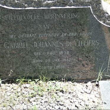 GOOSEN Gabriel Johannes de Villiers 1878-1952 &amp; Magdalena Sophia SERFONTEIN 1884-1971