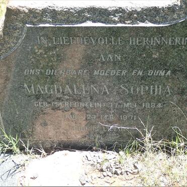 GOOSEN Gabriel Johannes de Villiers 1878-1952 &amp; Magdalena Sophia SERFONTEIN 1884-1971