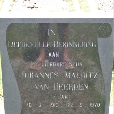 HEERDEN Johannes Mauritz, van 1913-1970