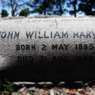HARVETT John William 1885-1943