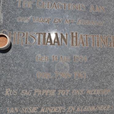 HATTINGH Christiaan 1884-1961