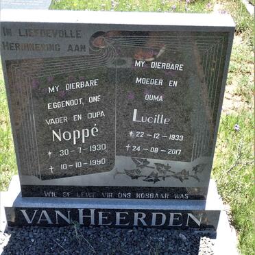 HEERDEN Noppe, van 1930-1990 &amp; Lucille 1933-2017