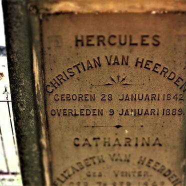 HEERDEN Hercules Christian, van 1842-1889 &amp;  Catharina Elizabeth VENTER 1842-1922