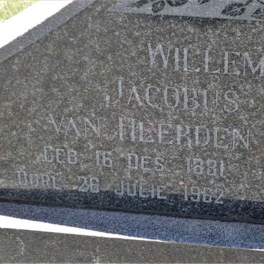 HEERDEN Willem Jacobus, van 1881-1962 &amp; Hermina Margaretha ERASMUS 1885-1953
