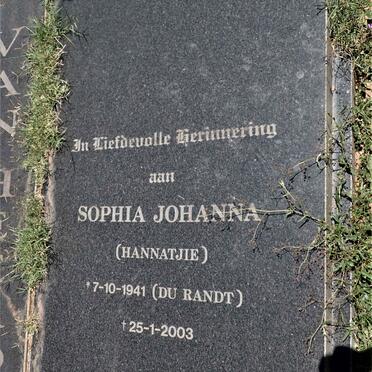 HEERDEN Paul Willem, van 1937-1978 &amp; Sophia Johanna DU RANDT 1941-2003