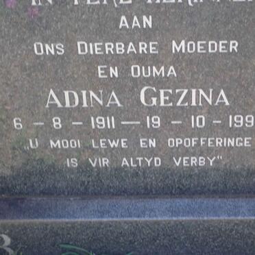 JONKER Jacobus Adriaan 1906-1969 &amp; Adina Gezina 1911-1994