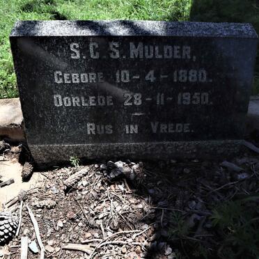 MULDER S.C.S. 1880-1950