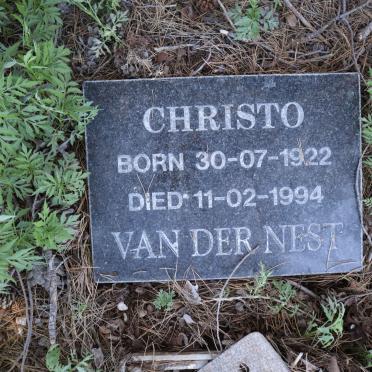 NEST Christo, van der 1922-1994