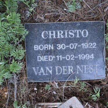 NEST Christo, van der 1922-1994
