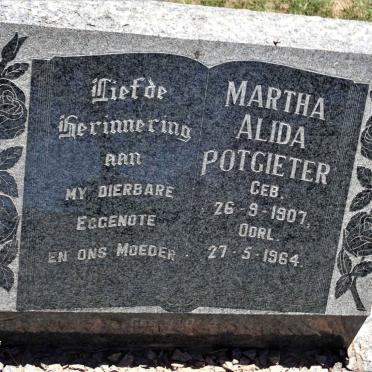 POTGIETER Martha Alida 1907-1964