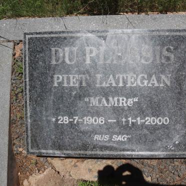 PLESSIS Piet Lategan, du 1906-2000