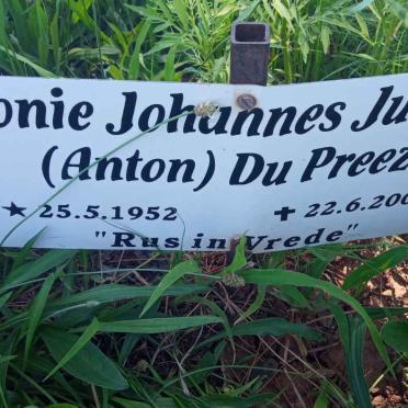 PREEZ Antonie Johannes Jurens, du 1952-2004