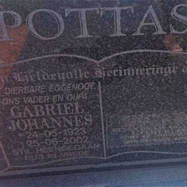 POTTAS Gabriel Johannes 1923-2002