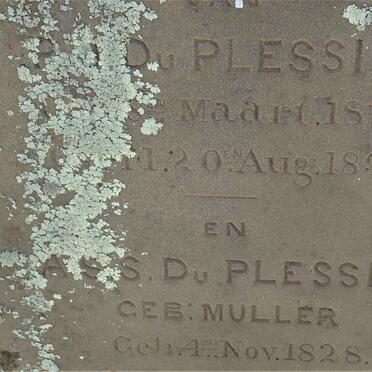 PLESSIS P.J., du 1821-1897 &amp; A.S.S. MULLER 1828-1900
