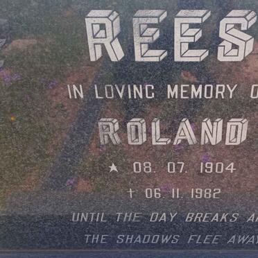 REES Roland 1904-1982 &amp; Lucy Isabel 1905-1987