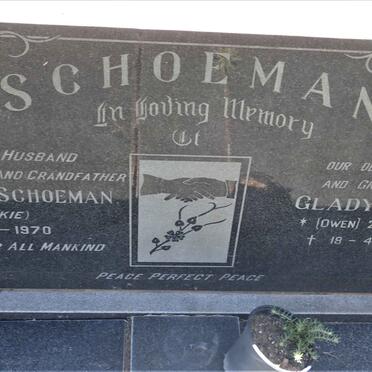 SCHOEMAN Hendrik N. 1903-1970 &amp; Gladys Enid OWEN 1918-1997
