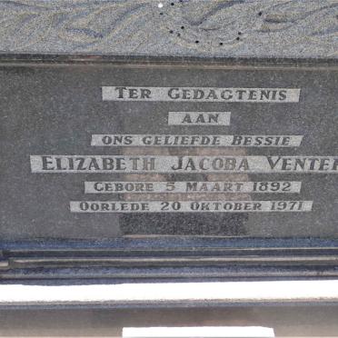 VENTER Elizabeth Jacoba 1892-1971