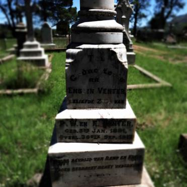 VENTER Enslin 1891-1917