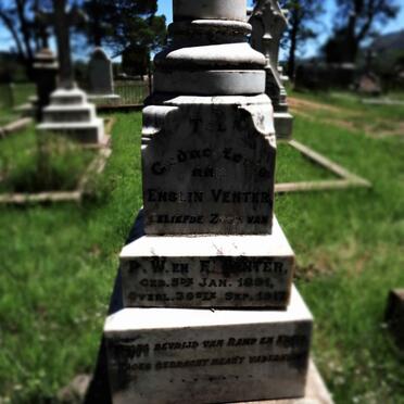 VENTER Enslin 1891-1917