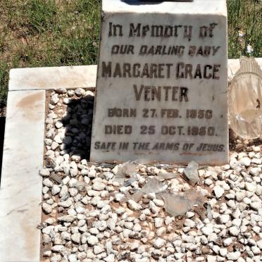 VENTER Margaret Grace 1950-1950