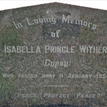 WITHER Isabella Pringle -195?