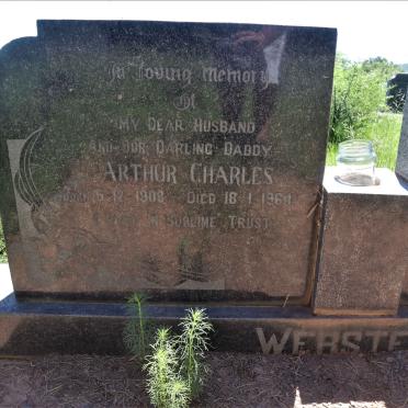 WEBSTER Arthur Charles 1908-1964 &amp; Myrtle Mildred HOLMES 1910-1981